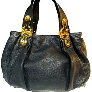 MICHAEL KORS HINGE BUCKLE BAG  LARGE